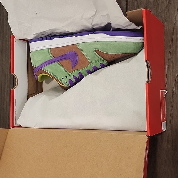 Nike Dunk Low SP - Veneer/Deep Purple - NEW IN BOX - men's sz. 11 - Picture 14 of 14